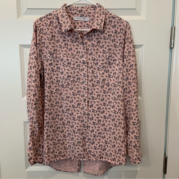 Women’s custom Nirvana Upcycled Pink RayonPearl Snap Band Shirt - Picture 4 of 8